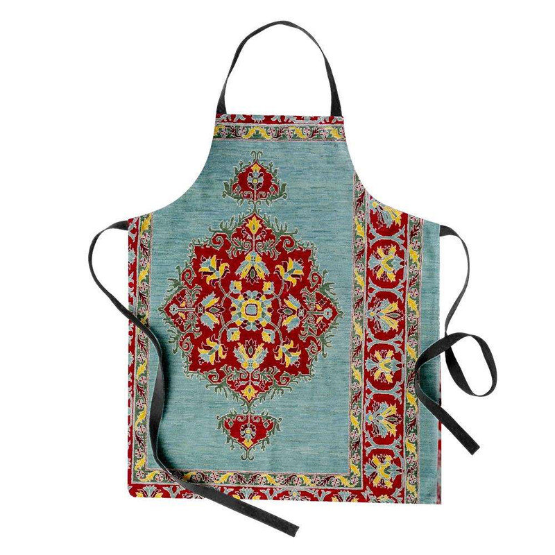 پیش بند آشپزخانه تینادکور طرح قالیچه بیجار مدرن ترنج‌دار مدل C-bijar-M55