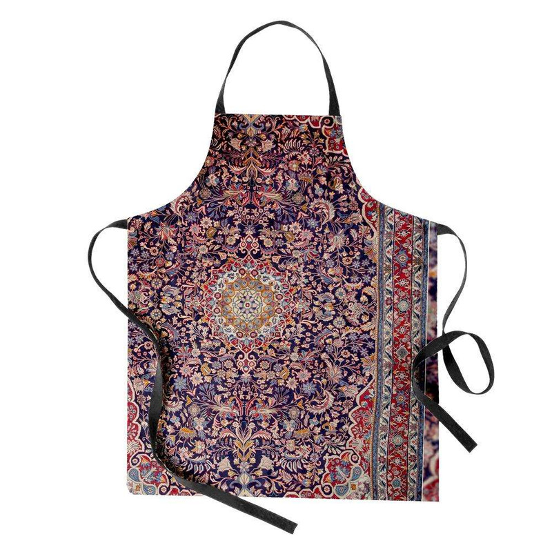 پیش بند آشپزخانه تینادکور طرح فرش بیجار لچک و ترنج مدل C-bijar27