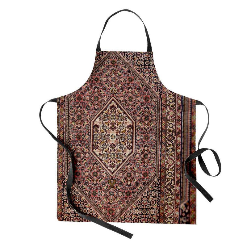 پیش بند آشپزخانه تینادکور طرح قالیچه بیجار لچک و ترنج مدل C-bijar40