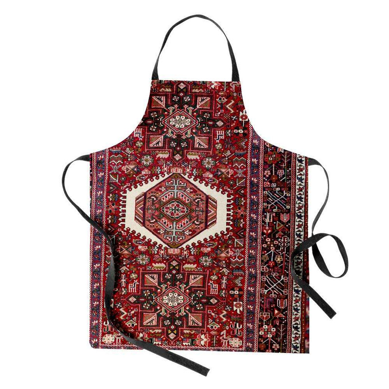 پیش بند آشپزخانه تینادکور طرح فرش قرجه سه‌ترنج مدل C-Gharche06