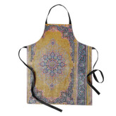 پیش بند آشپزخانه تینادکور طرح فرش قم ترنجی گل ریز مدل C-Ghom044