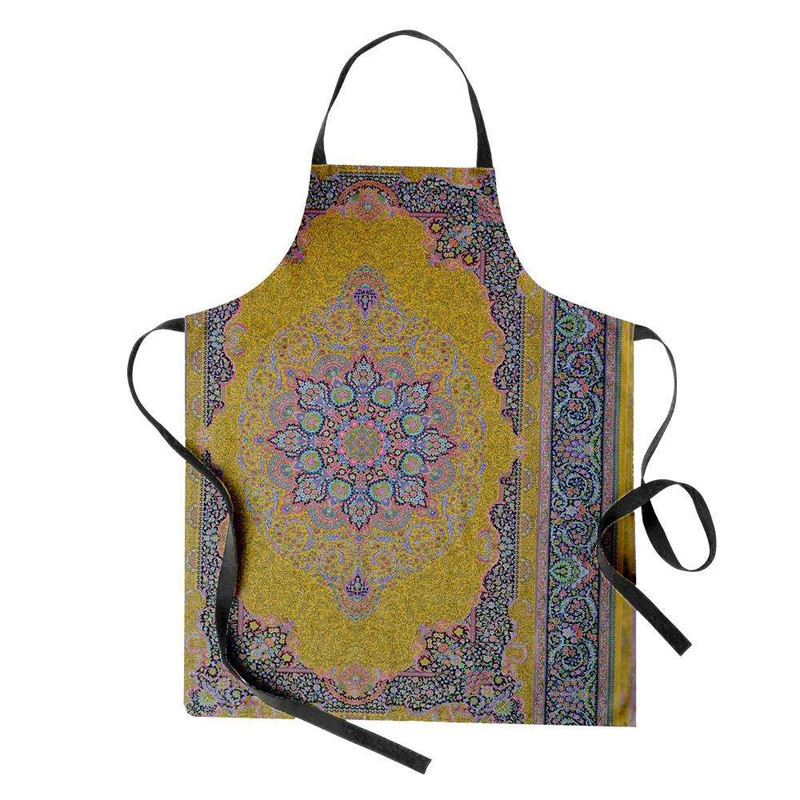 پیش بند آشپزخانه تینادکور طرح فرش قم ترنجی مدل C-Ghom055