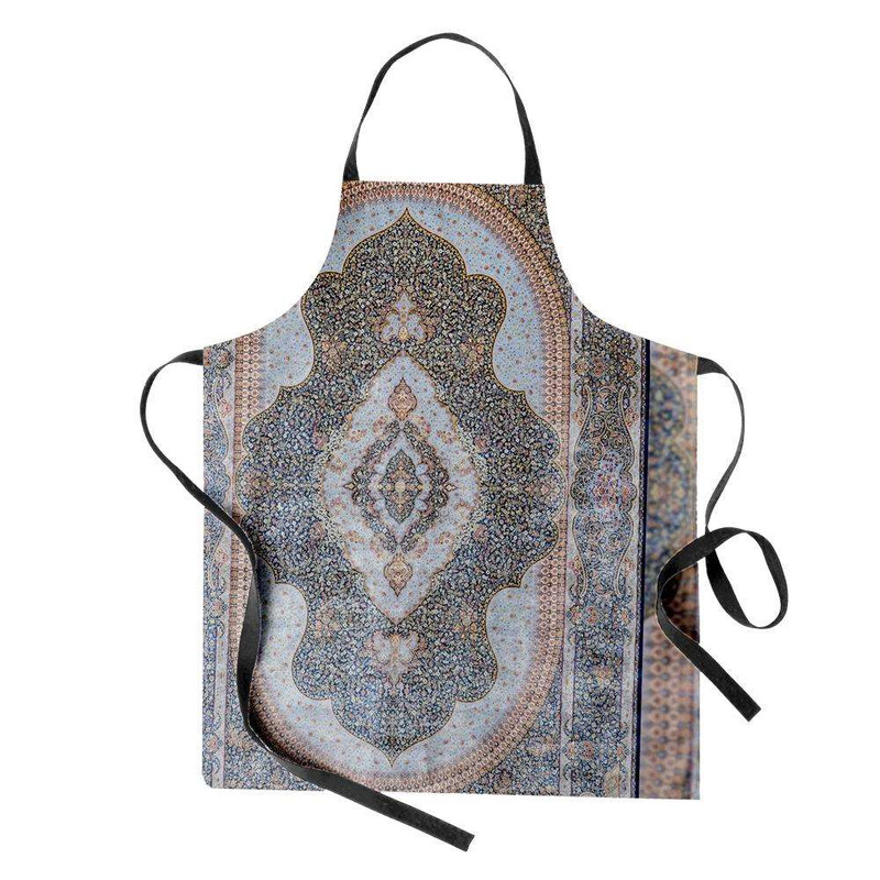 پیش بند آشپزخانه تینادکور طرح فرش قم لچک و ترنج مدل C-Ghom041