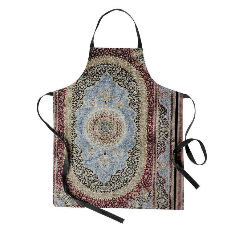 پیش بند آشپزخانه تینادکور طرح فرش قم ترنجی مدل C-Ghom108