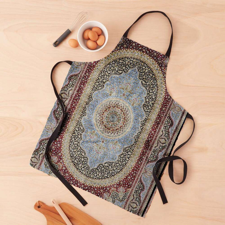 پیش بند آشپزخانه تینادکور طرح فرش قم ترنجی مدل C-Ghom108