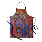 پیش بند آشپزخانه تینادکور طرح قالیچه قم محرابی گلدانی مدل C-Ghom125