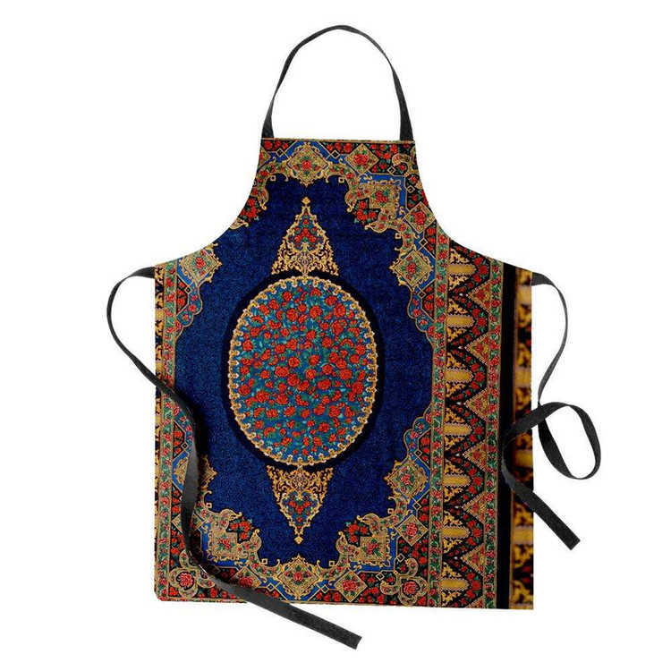 پیش بند آشپزخانه تینادکور طرح قالی ترنجی طرهدار مدل C-Ghom160