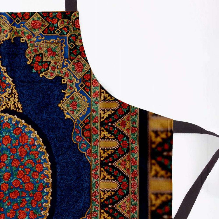 پیش بند آشپزخانه تینادکور طرح قالی ترنجی طرهدار مدل C-Ghom160
