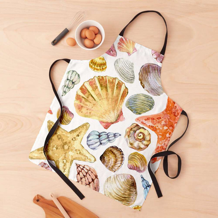 پیش بند آشپزخانه تینادکور طرح مهمانی دریا مدل mod00554