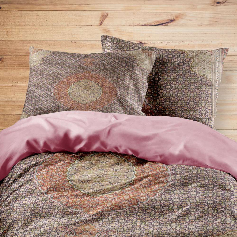 سرویس روتختی مدوپد طرح فرش تبریز مدل C-Tabriz07 یک نفره 4 تکه