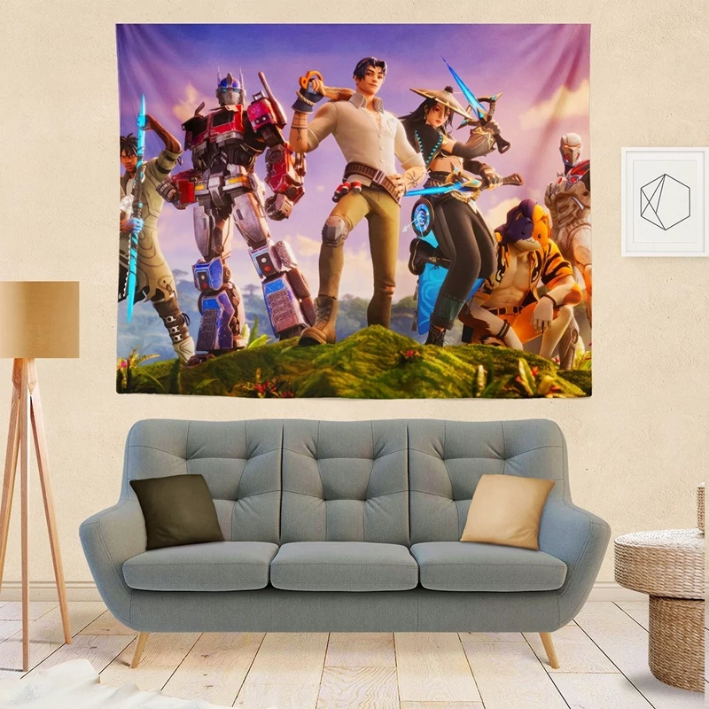 بک دراپ یا پوستر پارچه ای FORTNITE کد VM7-179