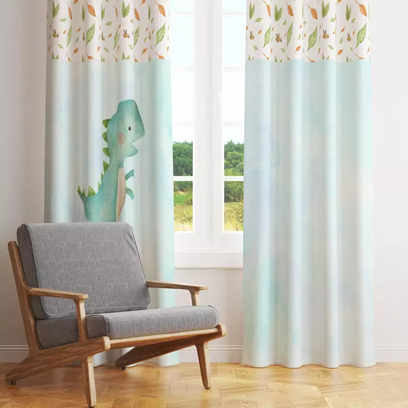 جفت پرده پانچی مخمل کد VM3-356